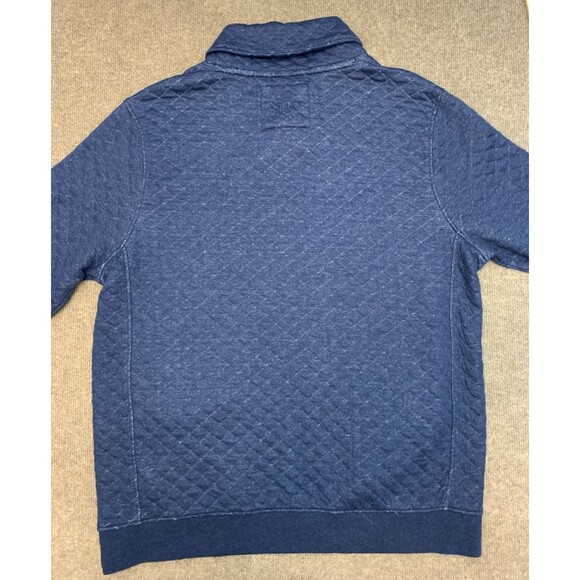 Fat Face Sweater Mens XL Quilted Shawl Long Sleeve Pullover Fleece Pockets - Picture 2 of 8